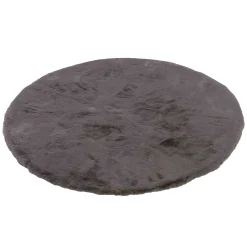 Schöner Wohnen Kollektion Fellteppiche>Teppich Tender 120 cm Rund Grau