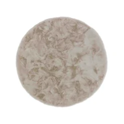 Schöner Wohnen Kollektion Fellteppiche>Teppich Tender 120 cm Rund Creme