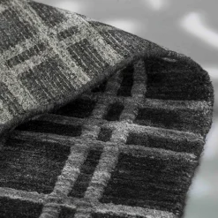 Schöner Wohnen Kollektion Kurzflorteppiche>Teppich Cosetta 140x200 cm Gitter Silber