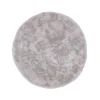 Schöner Wohnen Kollektion Fellteppiche>Teppich Tender 120 cm Rund Silber