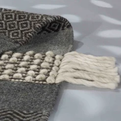 Schöner Wohnen Kollektion Kurzflorteppiche>Teppich Botana 140x200 cm Grau Beige