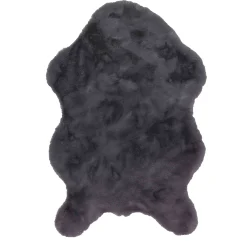 Schöner Wohnen Kollektion Fellteppiche>Teppich Tender 60x90 cm Shape Anthrazit