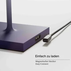 Sigor Innenleuchten>Tischleuchte Nuindie Mini 25cm Rund Pflaumenblau