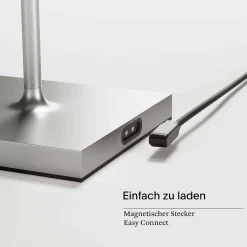 Sigor Innenleuchten>Tischleuchte Nuindie 38cm Rund Silberfarben