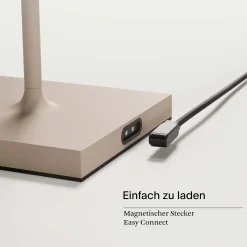 Sigor Innenleuchten>Tischleuchte Nuindie Mini 25cm Rund Dünenbeige