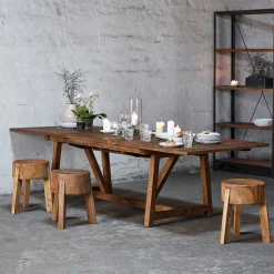 Sika Design Hocker>Hocker Roger Holzfarbig