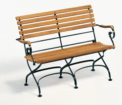 Weishäupl Gartenbänke>Gartenbank Classic 2-Sitzer 113x59x84 cm Dunkelgrün