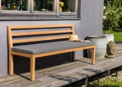 Weishäupl Gartenbänke>Gartenbank ohne Armlehnen New Hampton 180x62x82 cm Teak