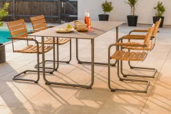 Weishäupl Gartensessel>Gartensessel Prato Edelstahl Grau