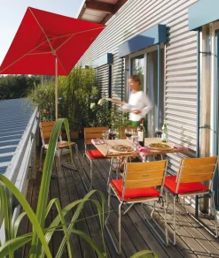 Weishäupl Gartentische>Gartentisch Balcony 100x70 cm Grau