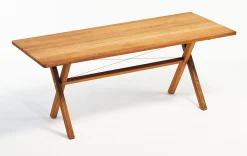 Weishäupl Gartentische>Gartentisch Cross 180x80 cm Teak massiv