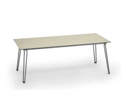 Weishäupl Gartentische>Gartentisch Slope 200x90 cm HPL Beige