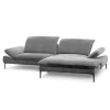 Willi Schillig Sofas>Sofa Enjoy and More Longchair Rechts Grau