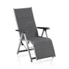 Kettler Gartensessel>[Zweite Wahl] Gartensessel Basic Plus Padded Relaxsessel Silber/Anthrazit